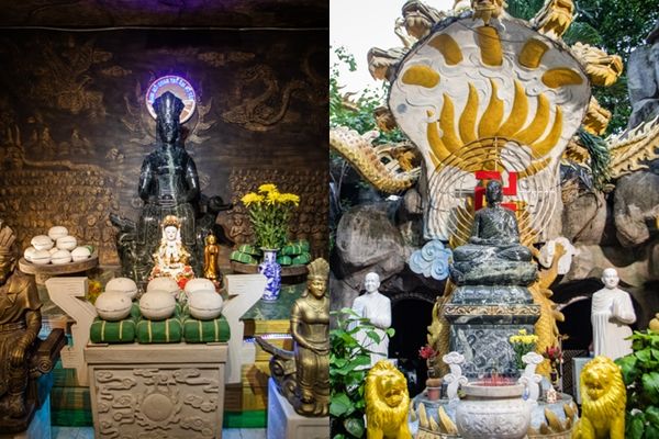 Kỳ lạ ngôi chùa độc giữa Sài Gòn: không tường, không nóc, không cửa