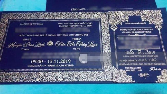 Khách mời Vbiz đầu tiên đã khoe thiệp cưới Bảo Thy, hôn lễ cử hành