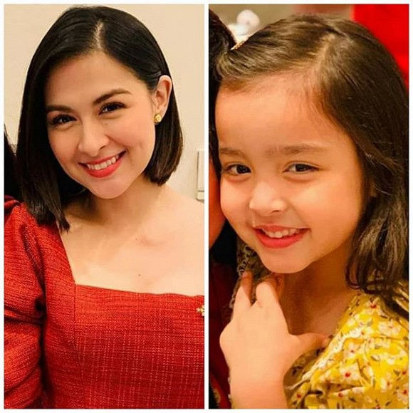 Marian Rivera nổi bật trước Giáng sinh nhưng bé Zia mới là tâm điểm