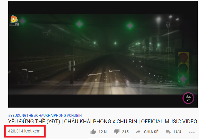 Vừa ra mắt, MV của Châu Khải Phong và Chu Bin đạt thành tích đáng nể