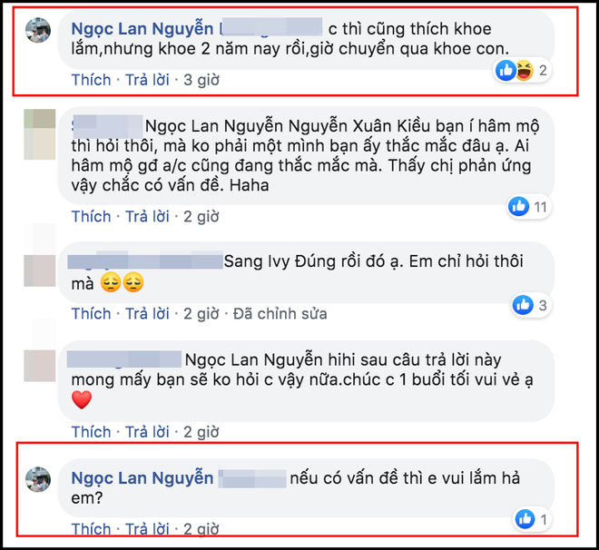 Ngọc Lan gay gắt đôi co với khán giả giữa tin đồn ly hôn