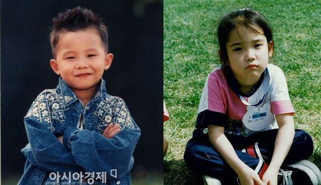 Phát sốt với ảnh thời bé đáng yêu cực giống nhau của IU - G-Dragon