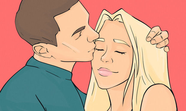 Dự đoán tình yêu: hôn má dễ tiến triển, hôn kiểu Pháp khá cuồng nhiệt