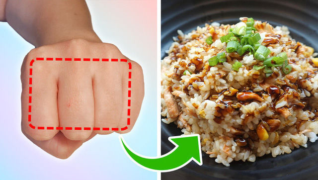 Nắm rõ quy tắc bàn tay để ước lượng thức ăn sẽ giúp bạn giữ cân nặng