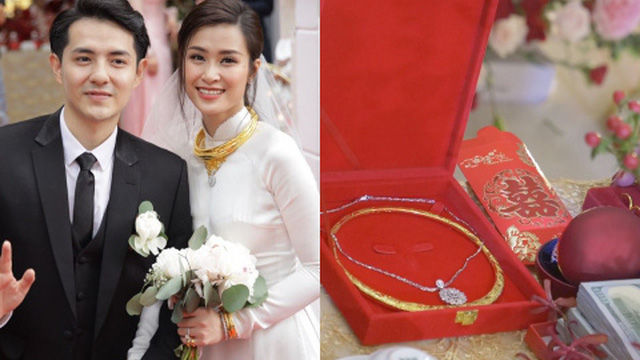 Sao Việt trĩu trịt của hồi môn khi về nhà chồng, CĐM: Chỉ biết ước!