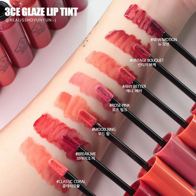 5 thỏi son tint Hàn giúp môi khô nứt cỡ nào cùng mềm mượt lại bền màu