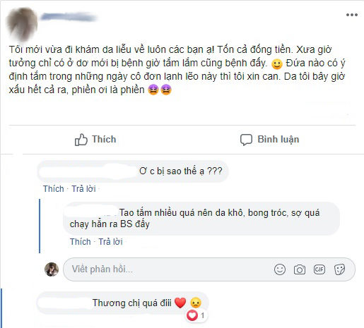 Mùa lạnh không nên tắm gội thường xuyên, ở bẩn sẽ tốt cho sức khỏe
