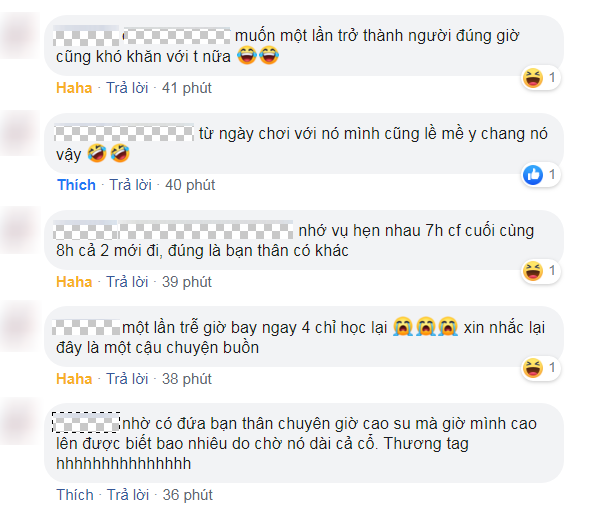 Ai cũng có đứa bạn giờ cao su mỗi lần hẹn là chờ nó dài cổ