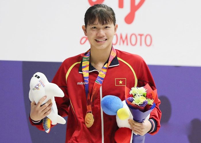 Ánh Viên nhận được 320 triệu đồng tiền thưởng sau SEA Games