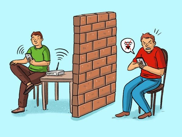 Wifi chập chờn: Thay đổi vị trí router wifi, tránh bề mặt kim loại