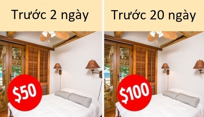 Bí mật của khách sạn ít ai biết đến: Đặt phòng càng sớm giá càng cao