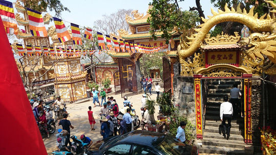 Chùa Châu Thới: Ngôi chùa cổ nằm trên đỉnh núi, view đẹp đến ngỡ ngàng