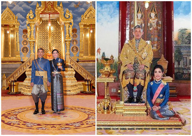 Thần thái trái ngược của Hoàng hậu và Quý phi khi xuất hiện bên vua