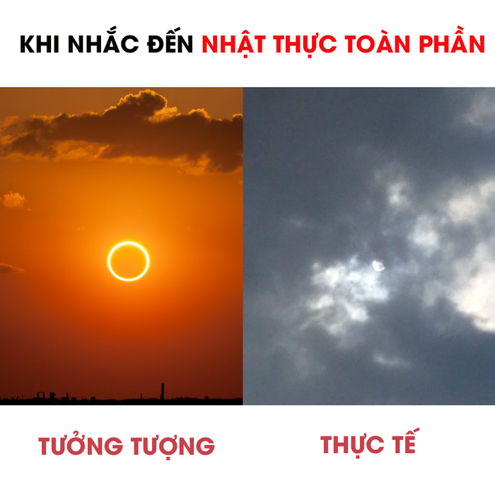 Đi ngắm Nhật thực toàn phần: Tưởng tượng nên thơ, thực tế thẫn thờ