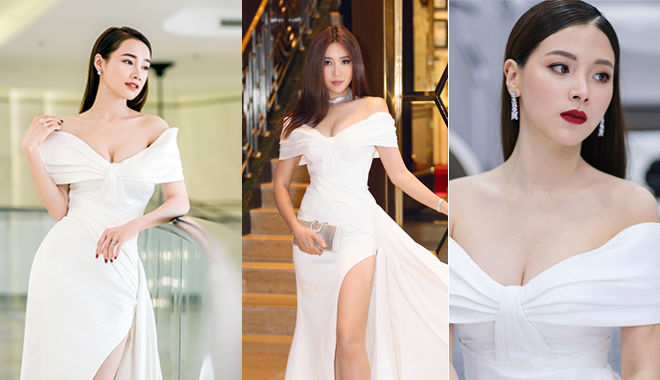 Diện cùng một chiếc váy gợi cảm, Thúy Ngân bị chê kém sắc hơn hẳn