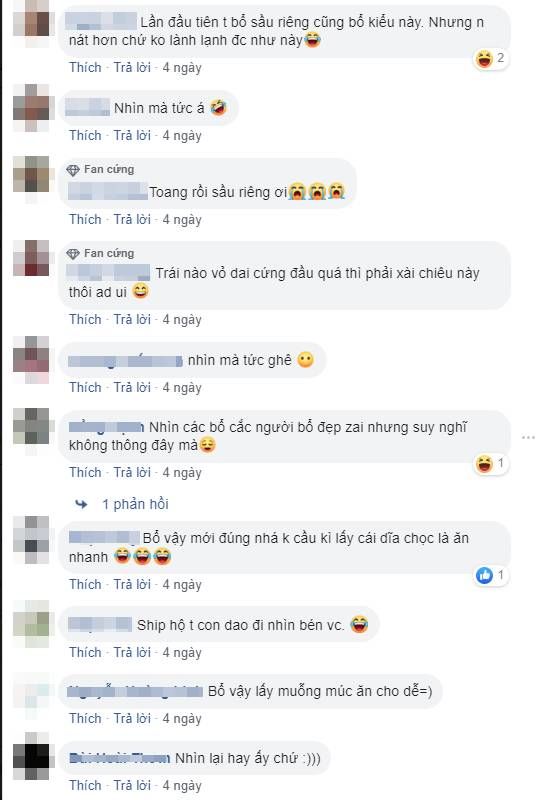 Nhìn người Hàn bổ sầu riêng, dân tình khóc thét Ăn gì ngược ngạo vậy