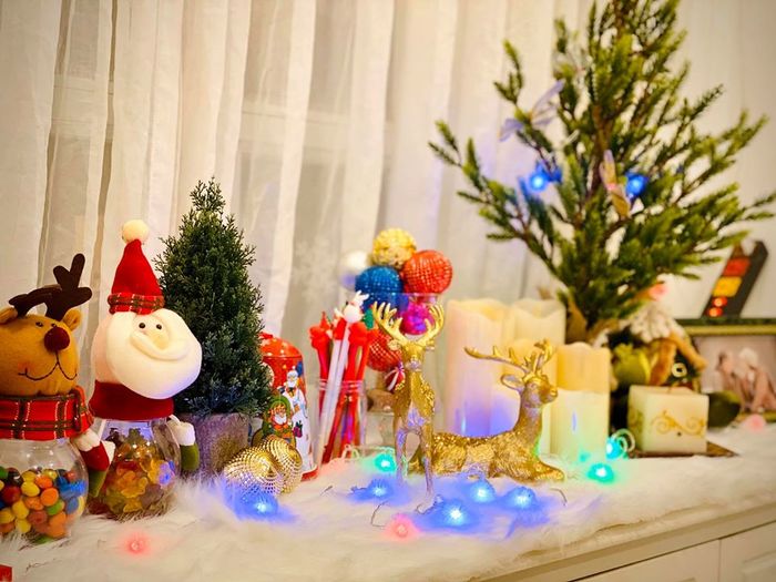 Choáng ngợp trước biệt thự trang hoàng lộng lẫy để đón Noel Thúy Hạnh