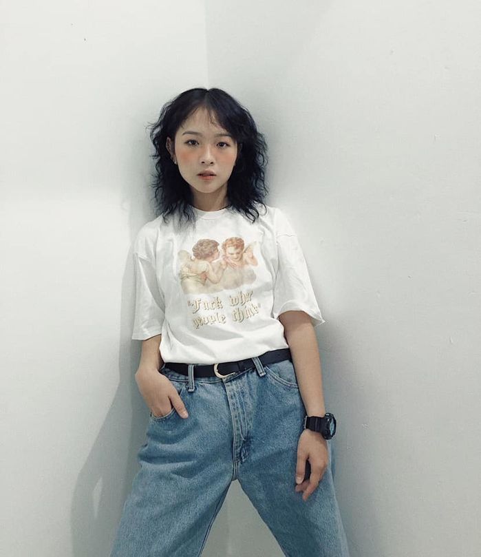 Lena - Cô nàng cá tính không ngại thay đổi mái tóc xù mì