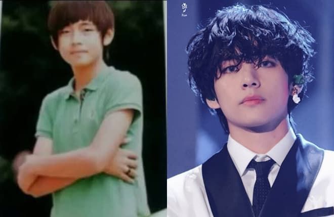 Nhan sắc idol Kpop trước và sau debut: V (BTS) là “cực phẩm” từ nhỏ