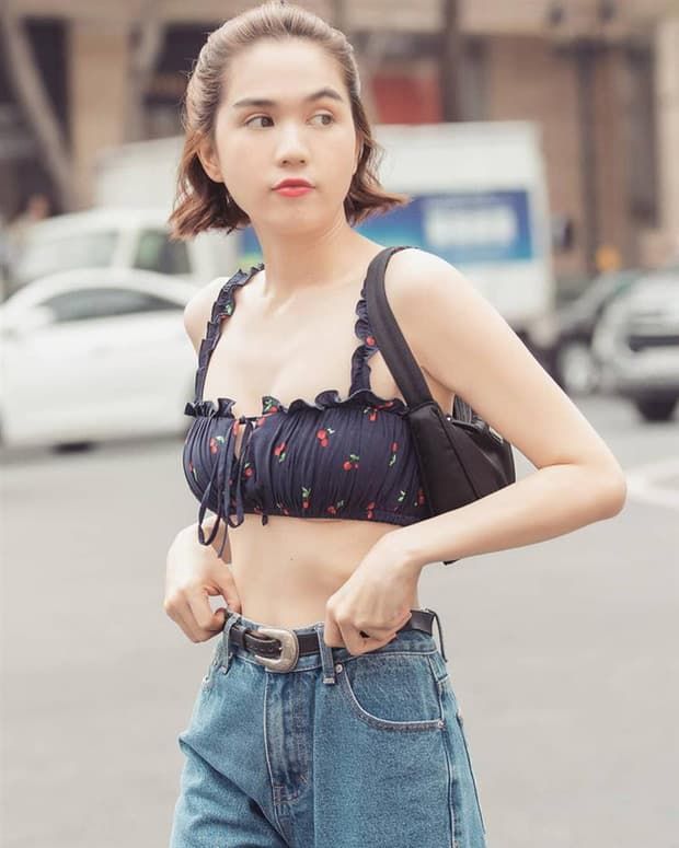 Những pha diện croptop “hút mắt” của sao Việt: Đỉnh nhất là Minh Tú