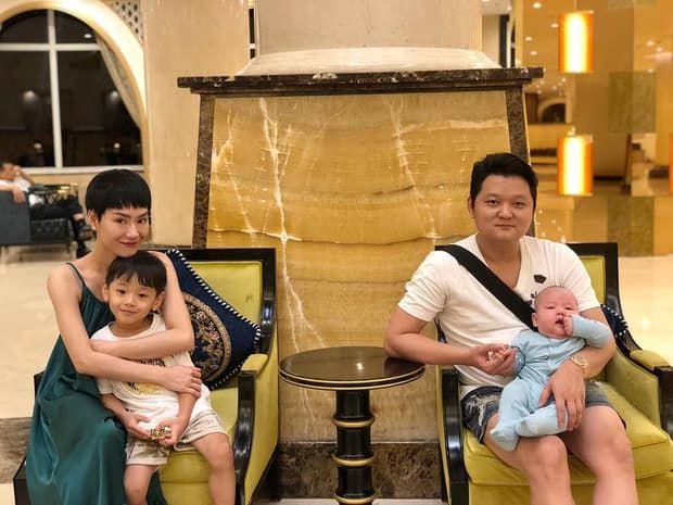 Quý tử nhà Trà My: Con đầu là bản sao của mẹ, út cưng giống bố như tạc