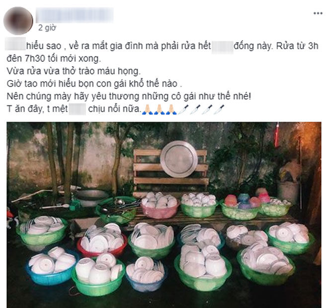 Thử thách dâu mới bằng 10 mâm bát, cô gái em không phải thi gameshow