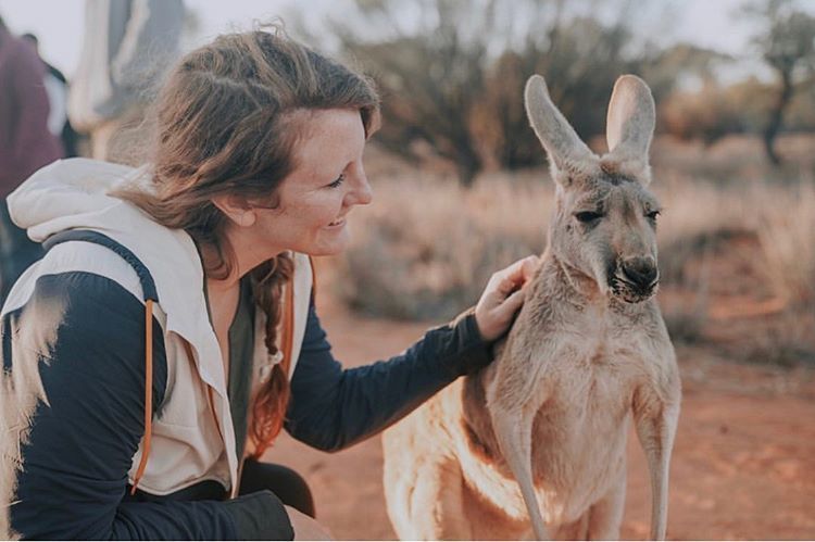 Cô kangaroo được giải cứu, mỗi ngày đều ôm tình nguyện viên để cảm ơn