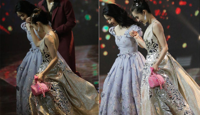 Đẹp người, nhân cách còn rạng ngời: AngelaBaby dìu tay Lưu Diệc Phi
