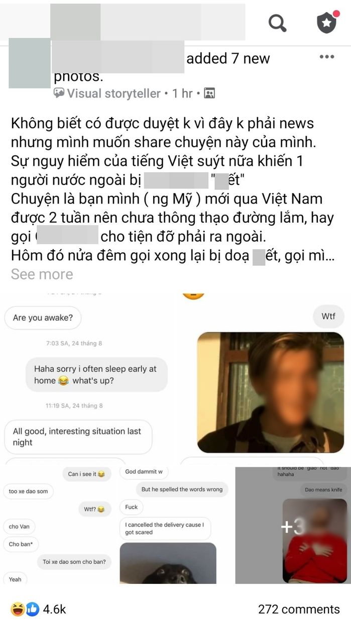 Anh Tây hủy đơn vì shipper gây hiểu nhầm