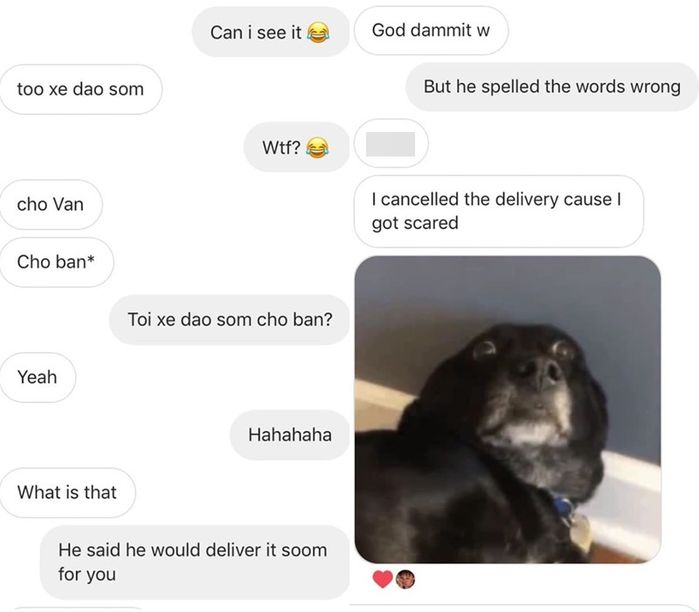 Anh Tây hủy đơn vì shipper gây hiểu nhầm