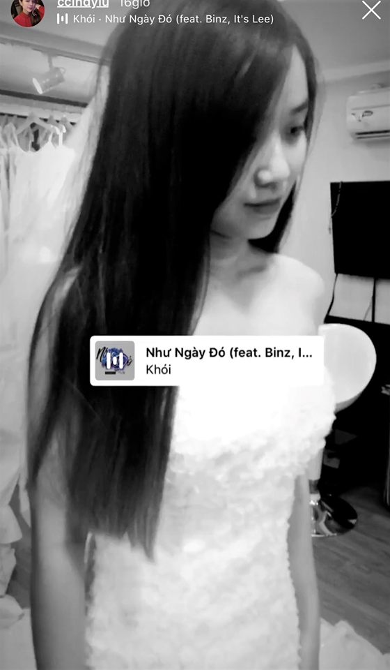 Bảo Ngọc mặc váy cưới “thả thính” về lễ kết hôn với Hoài Lâm