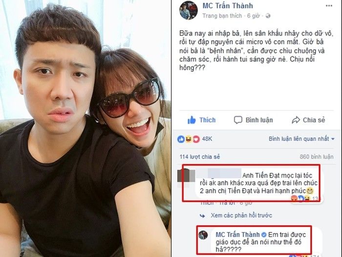 Sao Việt đáp trả lịch sự nhưng đầy sâu cay khi bị antifan cà khịa