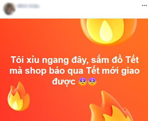Chị em lo lắng vì dịch vụ ship hàng ngày cận Tết cực khan hiếm
