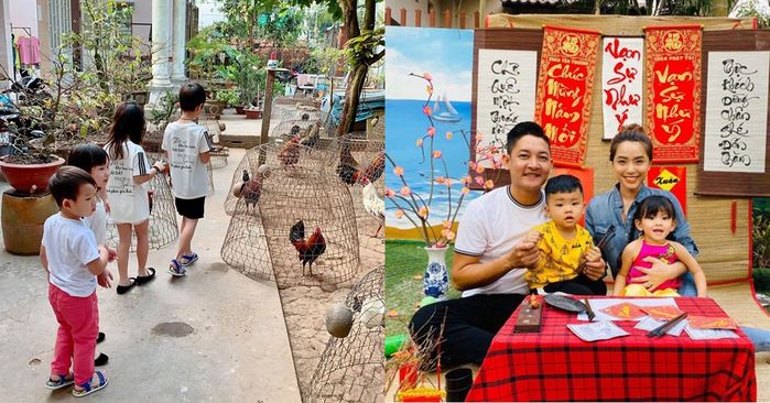 Con cái sao Việt đón tết sớm: Nhà Lý Hải về quê, nhà Vân Ốc đi du lịch