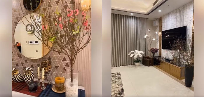 Hà Tăng và dàn sao tất bật trang hoàng nhà cửa đón Tết