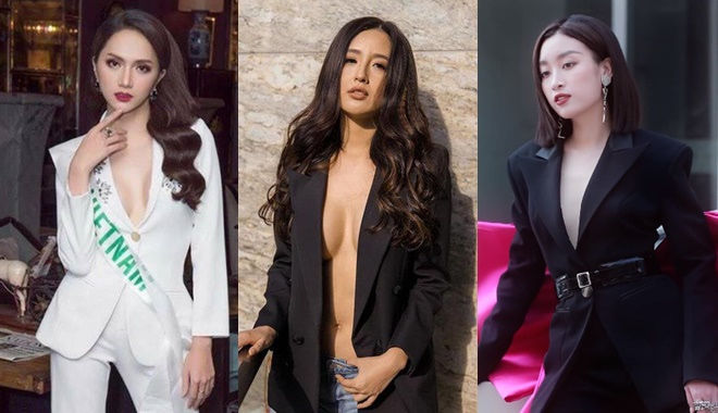 Mai Phương Thúy và dàn mỹ nhân Việt diện suit không nội y gây sốt