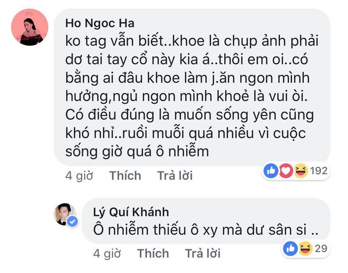 Nam Em tỏ ra bình thản, Ngọc Trinh hài hước xin tha khi bị cà khịa