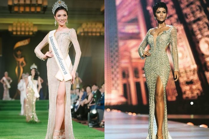 Ngân Anh, Hương Giang cùng loạt người đẹp bị cho là copy váy ở HHHV