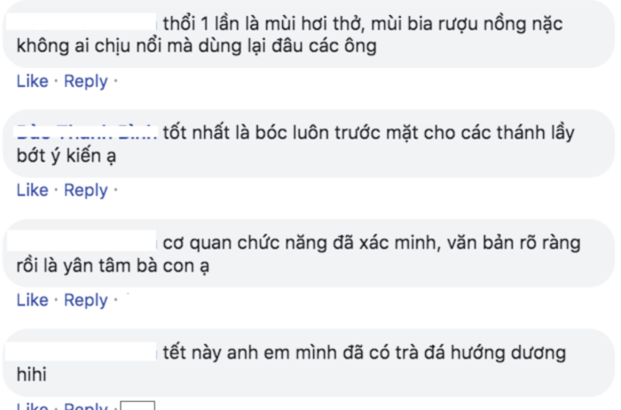 Mức vệ sinh của ống thổi nồng độ cồn: Mỗi người dùng riêng 1 cái