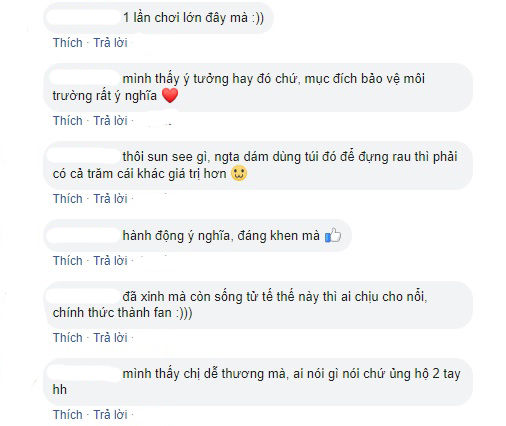 Nữ diễn viên người Singapore dùng túi hiệu đựng rau khiến CĐM trầm trồ