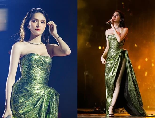 Phong cách sao Việt tuần qua: Hương Giang diện cúp ngực gợi cảm