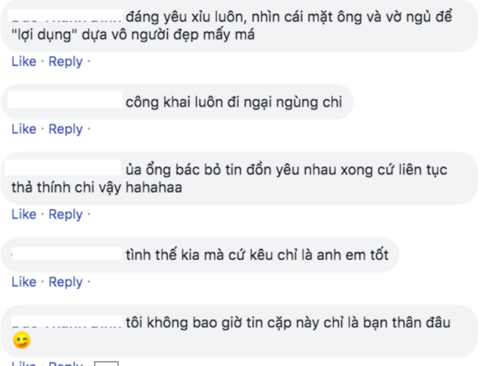 Quốc Trường ngại ngùng khi bị bắt gặp dựa vào chân Midu ngủ gục