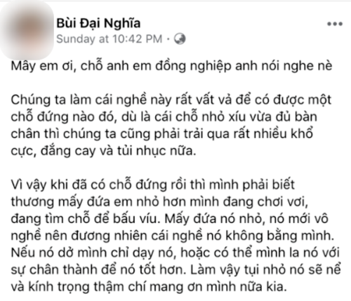 Sao Vbiz và những lần thẳng tay dạy dỗ đàn em trong nghề