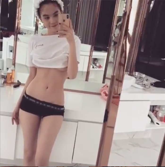 Sao Việt đọ body hậu Tết: Chi Pu khoe thân hình chuẩn từng centimet