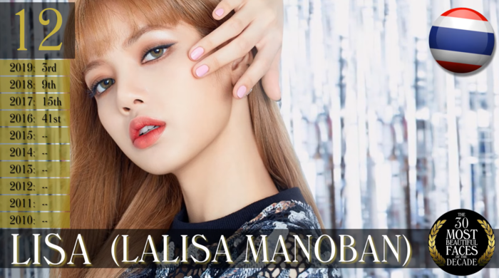 Top 30 Gương mặt Đẹp nhất thập kỷ, Nana bỏ xa Song Hye Kyo, Lisa
