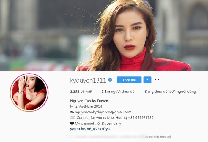 Hoa hậu Việt có tài khoản Instagram hot nhất: Hương Giang dẫn đầu