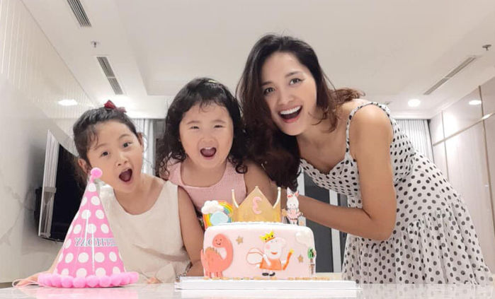 Tuyệt chiêu dạy con của các Hoa hậu: Thùy Lâm rèn nếp sống quân đội