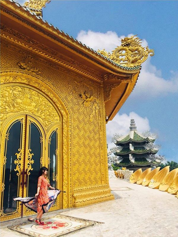 Chùa Phúc Lâm vàng rực rỡ được mệnh danh là “Thái Lan thu nhỏ”