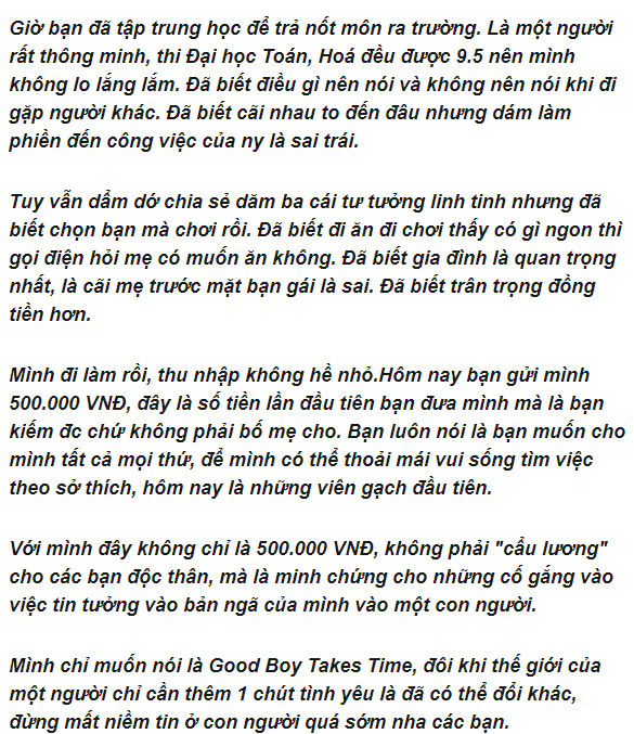Cô gái cảm hóa nửa kia bằng tình yêu chân thành, yêu cũng có chiêu