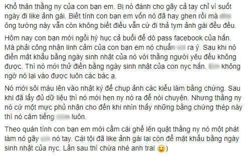 Cô gái trẻ đánh gãy tay bạn trai vì tội vương vấn người yêu cũ